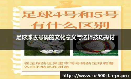 足球球衣号码的文化意义与选择技巧探讨